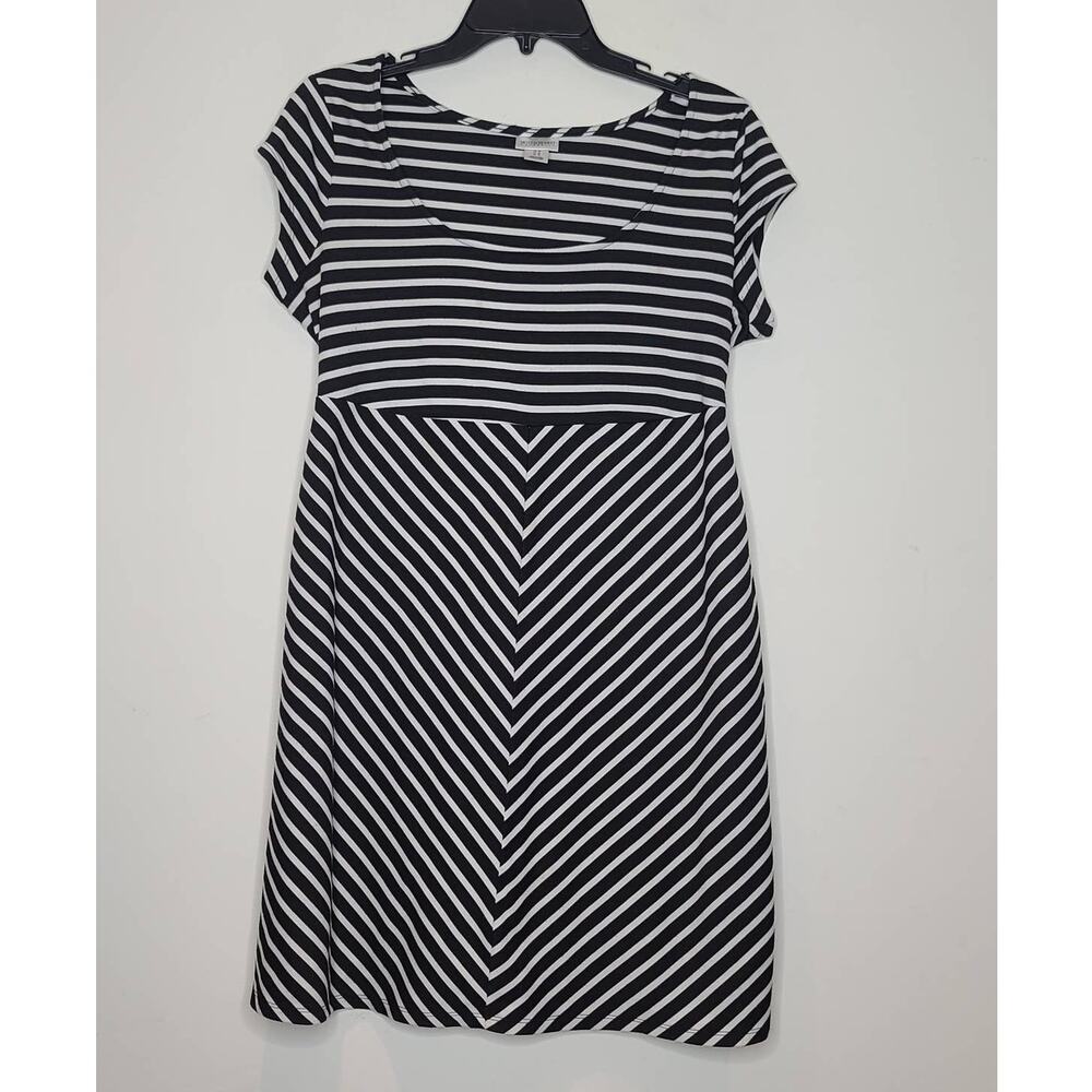 Motherhood Maternity striped dress - medium